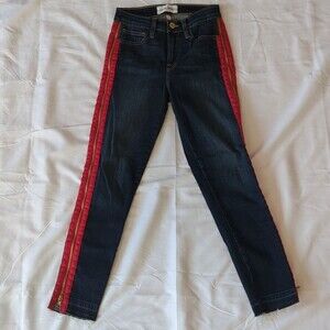 Etienne Marcel Red Zipper jeans Size 25